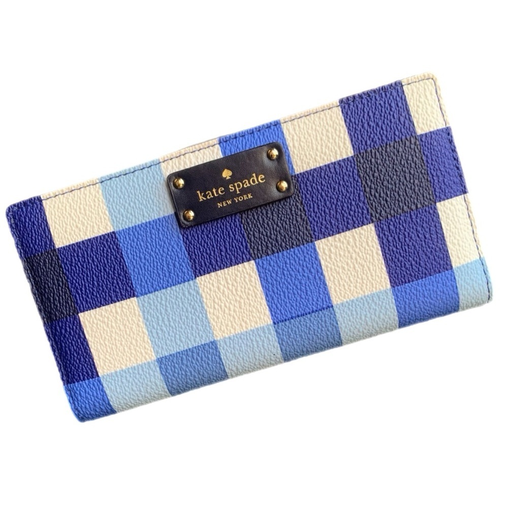 Kate Spade Grove Street Blue Bifold Wallet